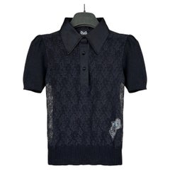 Dolce & Gabbana lace polo shirt