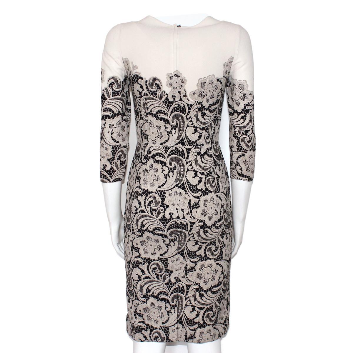 Iconic & chic dress by Dolce & Gabbana
Silk
Cream, beige and black colors
Lace printed
3/4 sleeve
Total lenght (shoulder/hem) cm 94 (37 inches)
Shoulder length cm 34 (13,4 inches)
Worldwide express shipping included in the price !