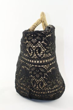 Dolce & Gabbana - Tote in pizzo e corda 5DG1226K
