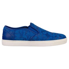 Dolce & Gabbana - Lace Slip-On Sneaker LONDON Blue EUR 36.5