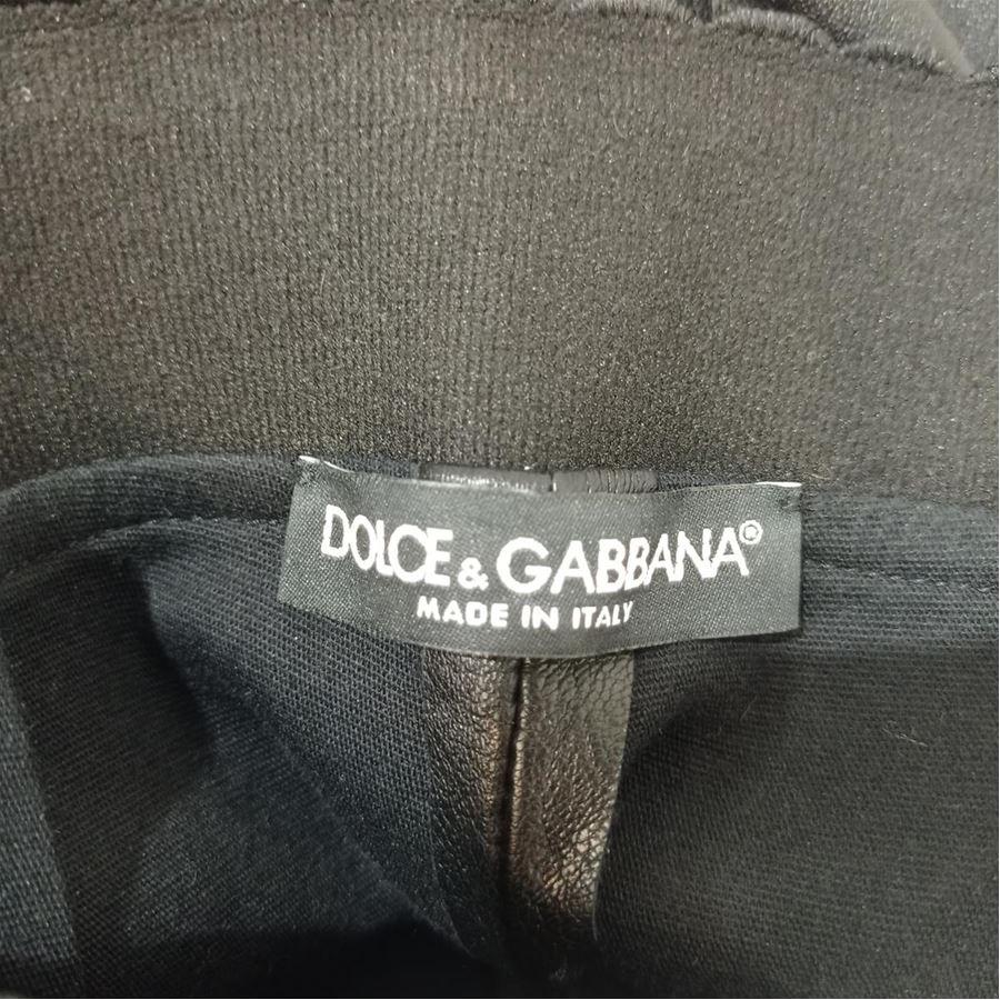 Women's Dolce & Gabbana Lamb leggings size 38 For Sale