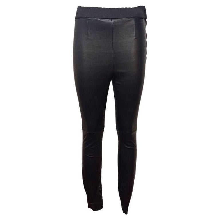 Dolce and Gabbana Lamb leggings size 38 For Sale at 1stDibs