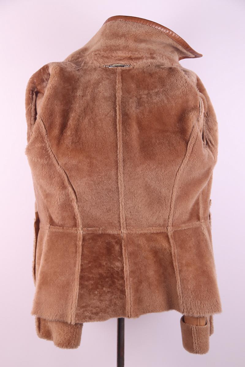 Dolce & Gabbana lambskin coat early 2000s vintage For Sale 9