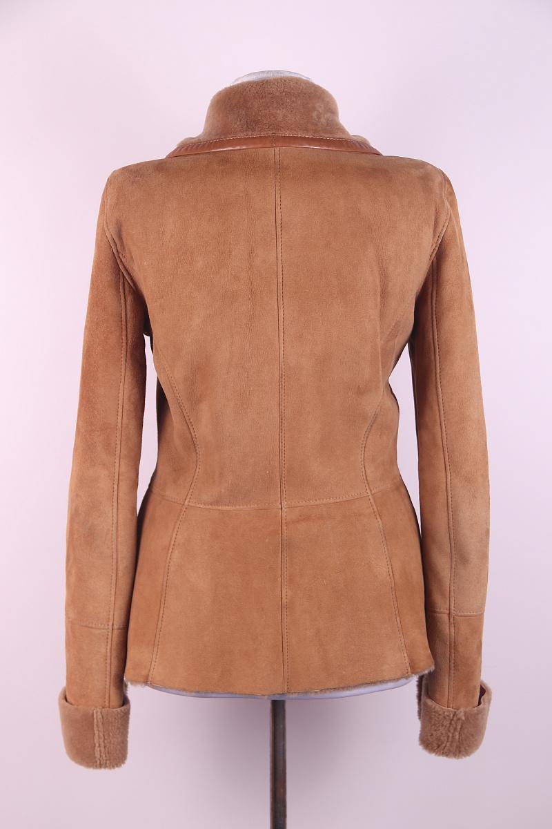Dolce & Gabbana lambskin coat early 2000s vintage For Sale 2