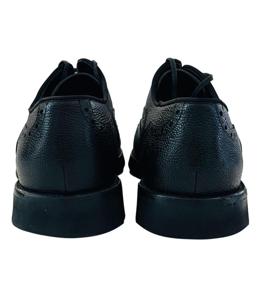 Men's Dolce & Gabbana Leather Oxford Shoes For Sale