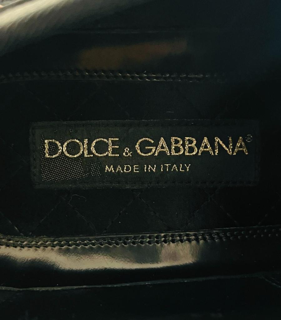 Dolce & Gabbana Leather Oxford Shoes For Sale 3
