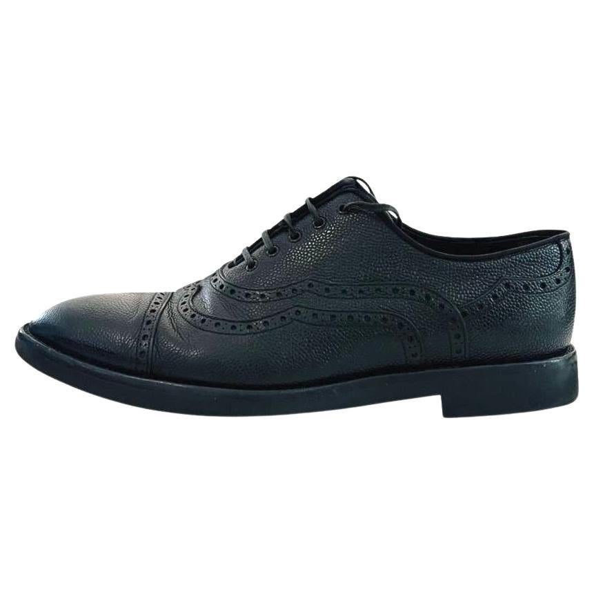 Dolce & Gabbana Leather Oxford Shoes For Sale