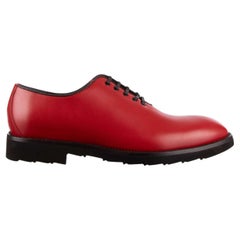 Dolce & Gabbana - Leather Oxford Shoes SICILIA Red EUR 41