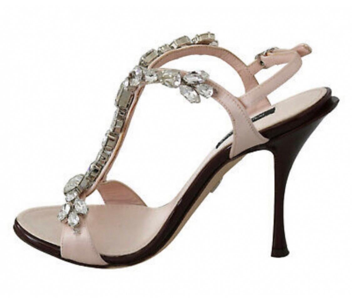 dolce and gabbana crystal heels