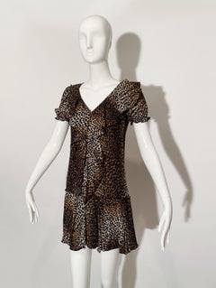 Dolce & Gabbana Leopard Mini Dress