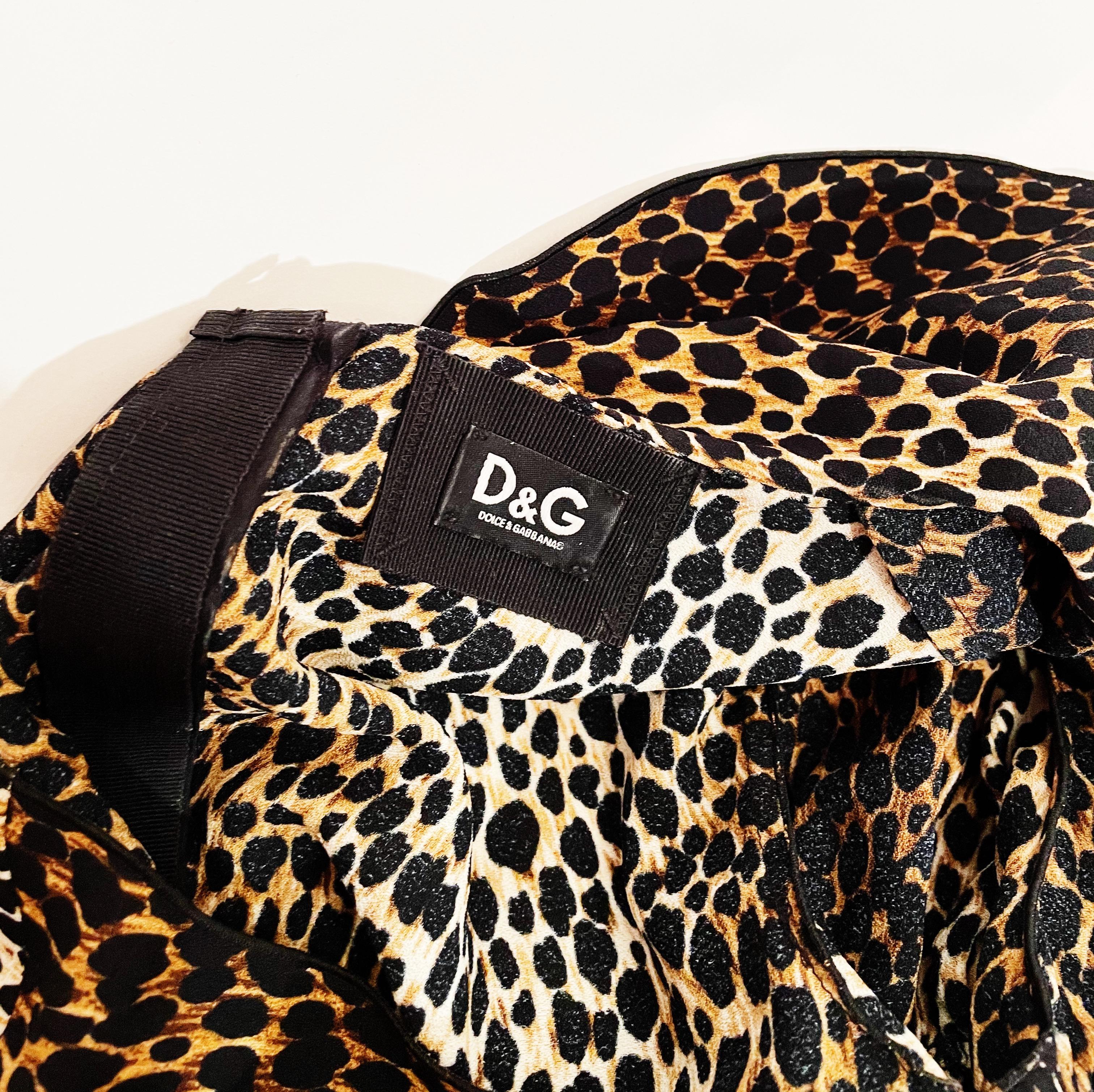 Dolce & Gabbana - Robe courte léopard  en vente 2