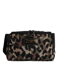 Dolce & Gabbana Leopard Print Belt Bag — Multicolor