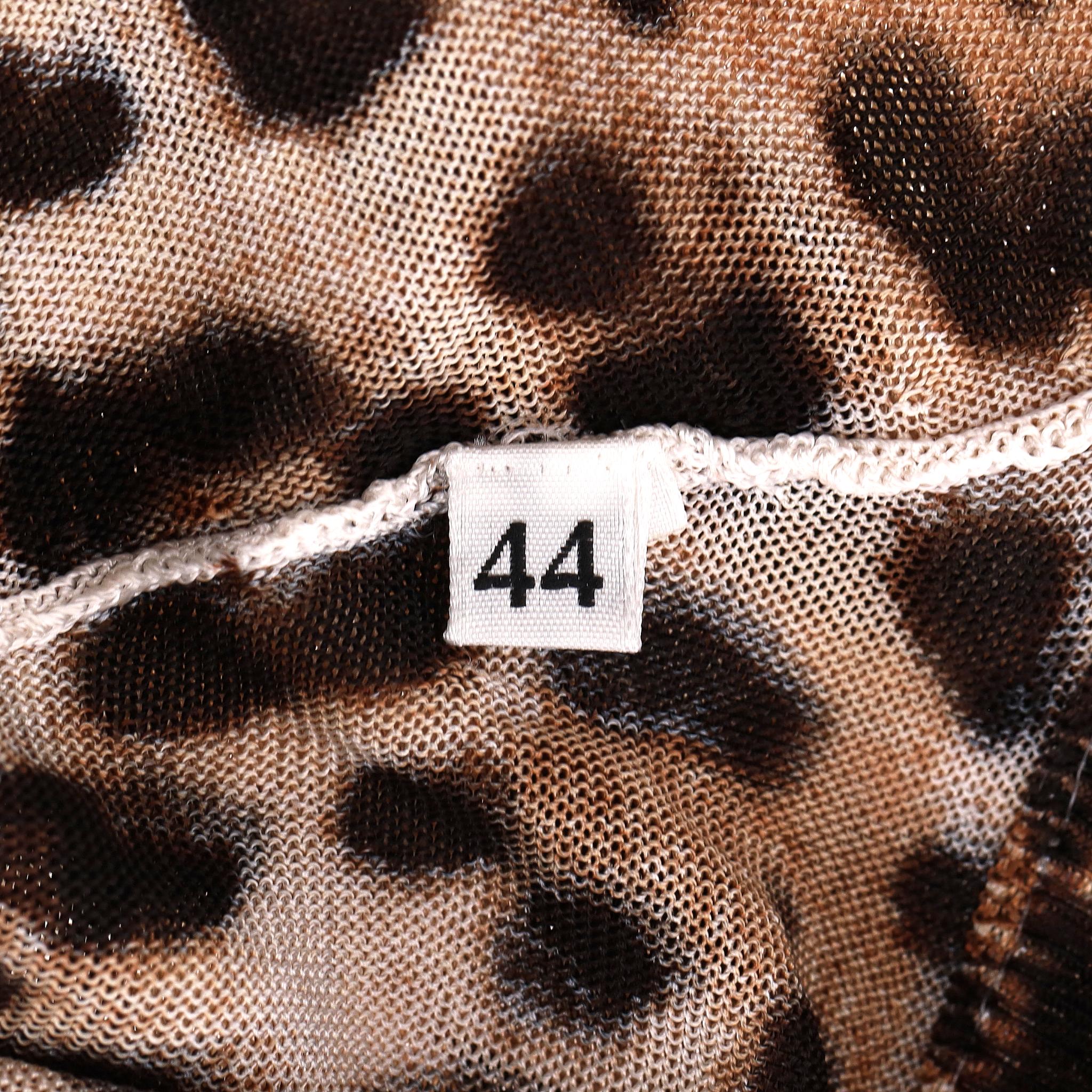 Dolce & Gabbana - Ensemble deux pièces, cardigan et top assortis, imprimé léopard en vente 8