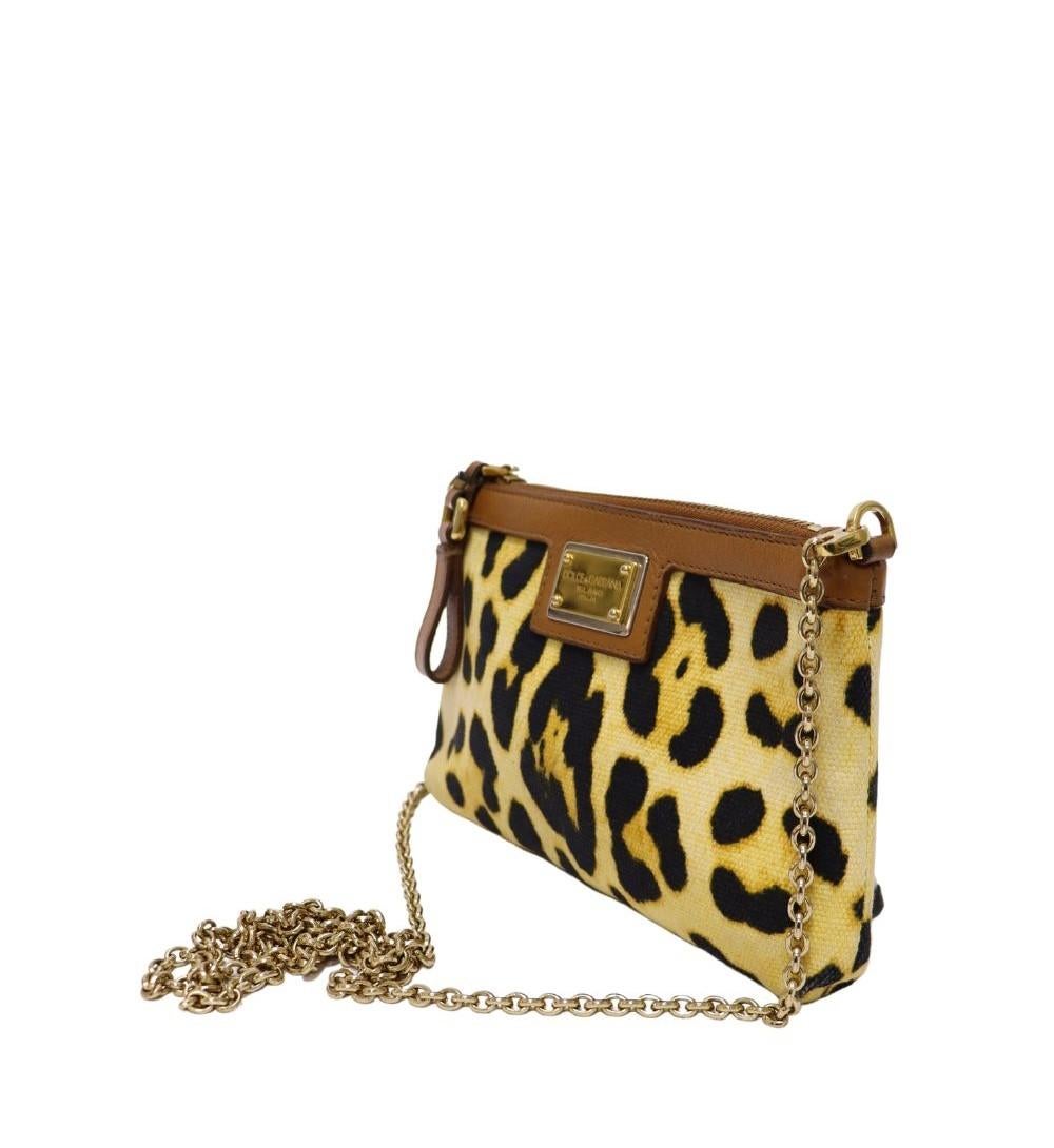 Dolce & Gabbana Leopard Print Crossbody Bag 6