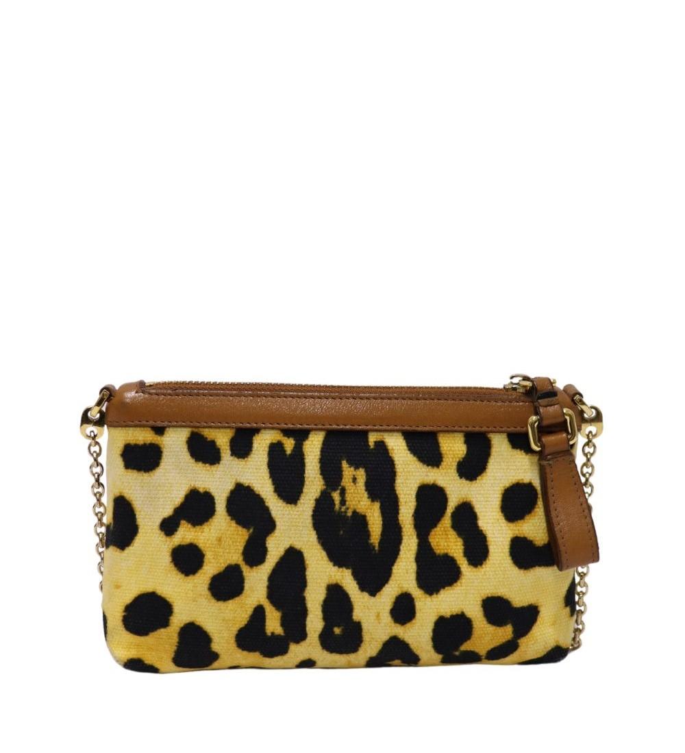 Dolce & Gabbana Leopard Print Crossbody Bag For Sale 7