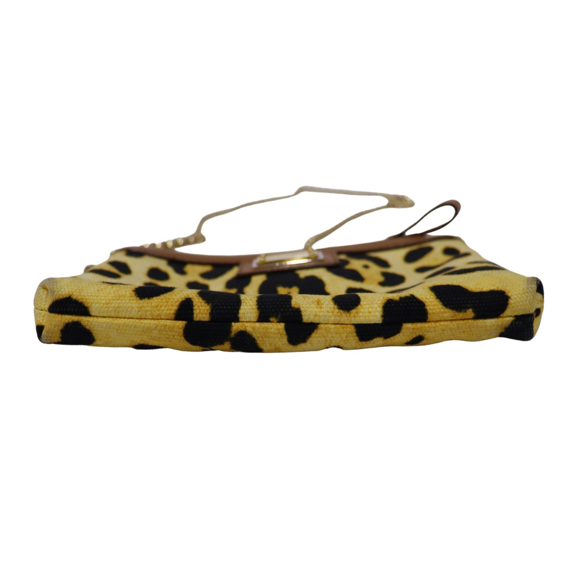 Sac à bandoulière Dolce & Gabbana imprimé léopard en vente 3
