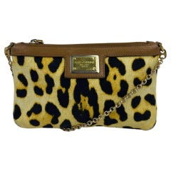 Used Dolce & Gabbana Leopard Print Crossbody Bag