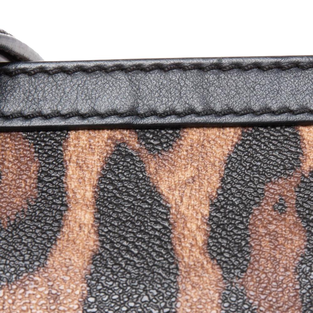 Dolce & Gabbana Leopard Print Leather Medium Miss Sicily Top Handle Bag 1