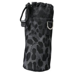 Dolce & Gabbana Leopard-Print Nylon Mini Bag — Black