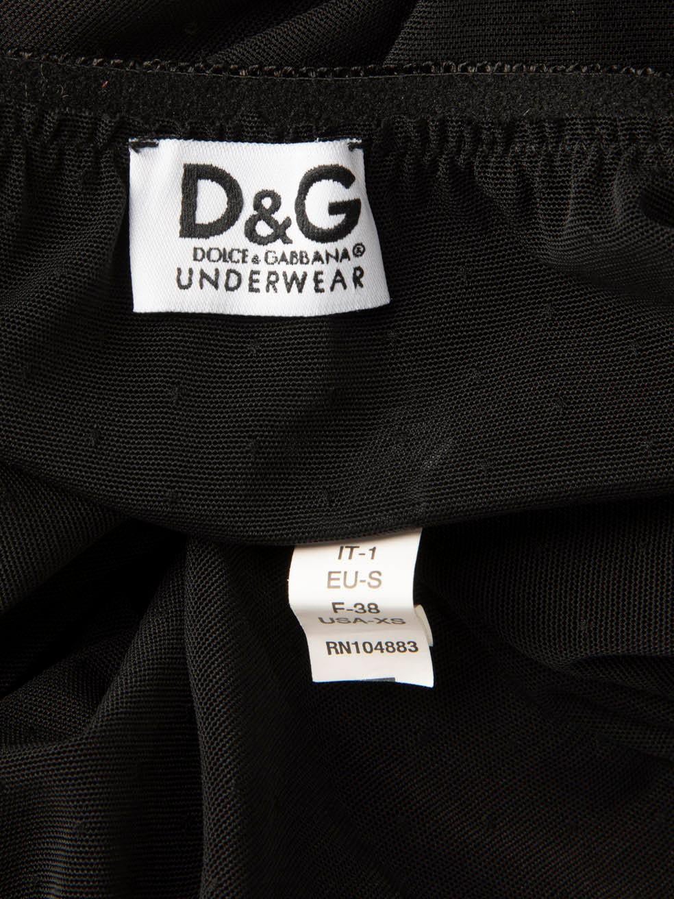 Dolce & Gabbana Robe transparente en imprimé léopard Taille XS Bon état - En vente à London, GB
