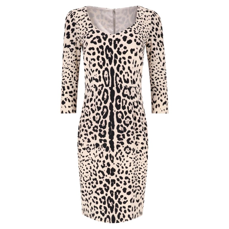 Dolce and Gabbana Leopard Print Silk Dress For Sale at 1stDibs Dolce and Gabbana Leopard Print Silk Dress For Sale at 1stDibs