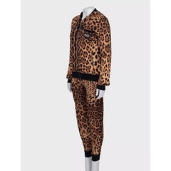 Dolce & Gabbana Leopard Print Three-Piece Suit - S / IT40