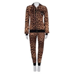 Dolce & Gabbana Leopard Print Three-Piece Suit - S / IT40