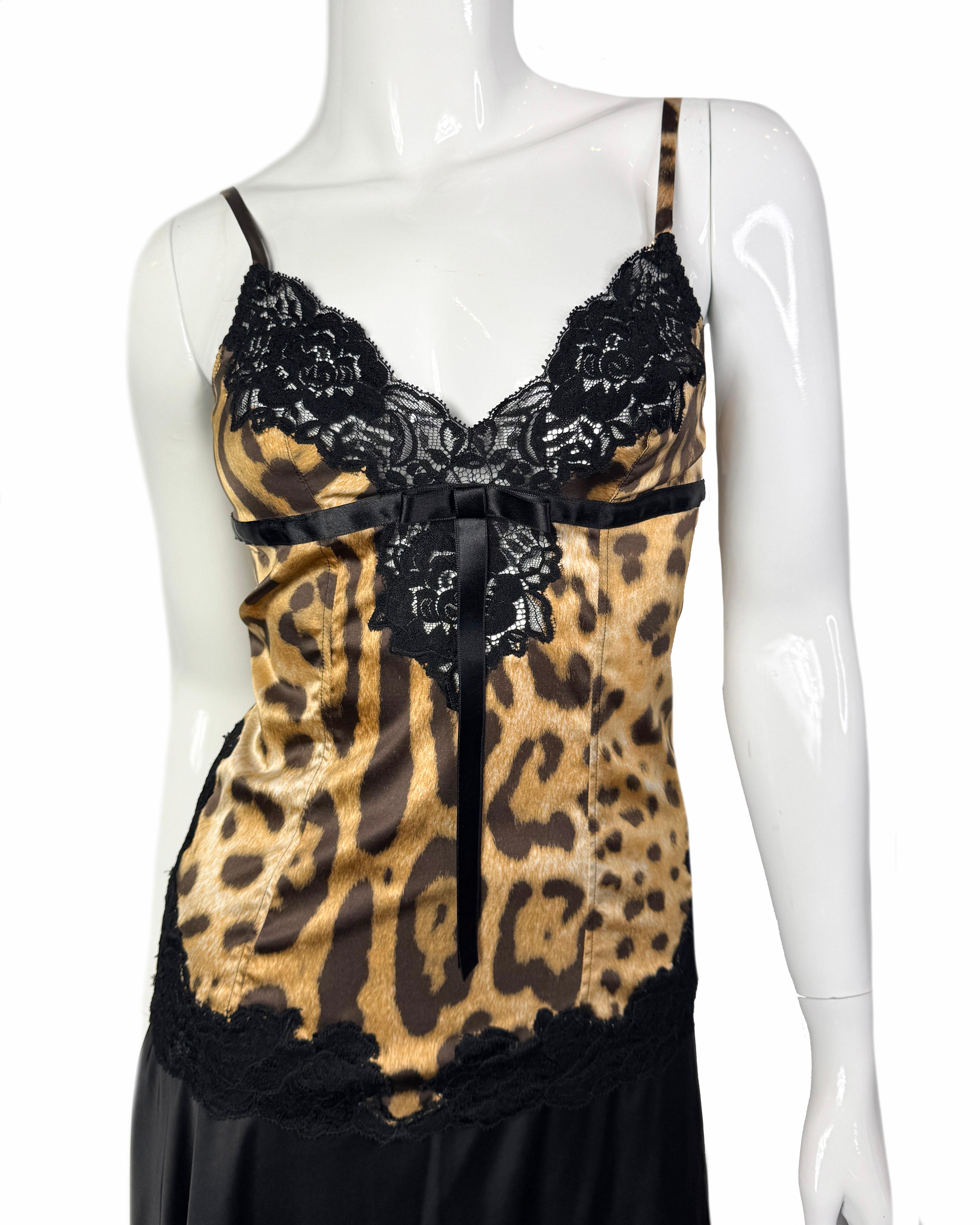 Top imprimé léopard Dolce & Gabbana en vente 1