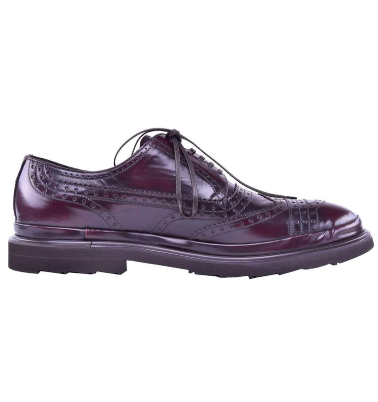 Dolce and Gabbana - Light Budapester Shoes Bordeaux EUR 40.5 For Sale ...