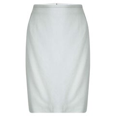 Dolce & Gabbana Light Grey Pencil Skirt L