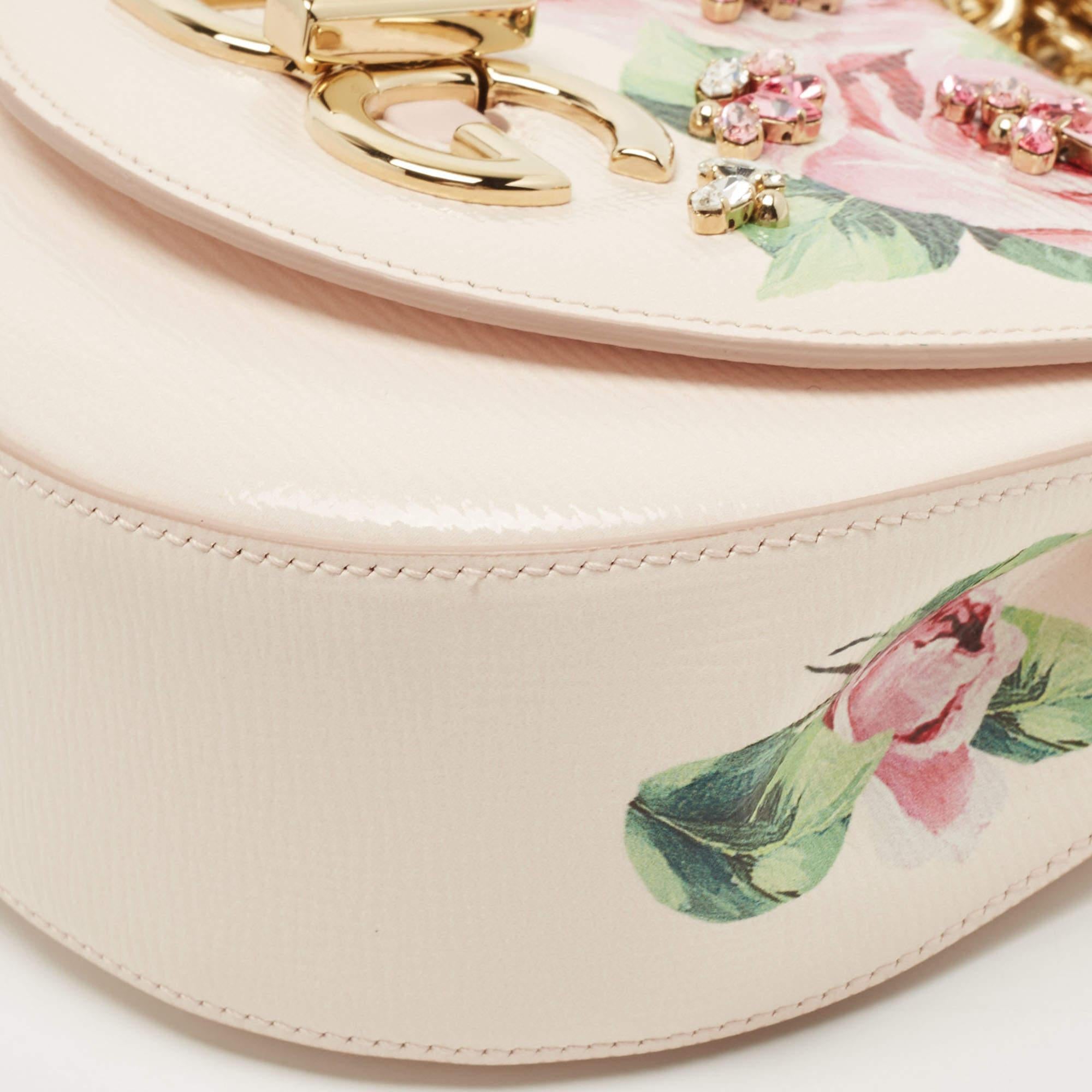 Dolce & Gabbana Pink Embellished Leather Bag Handle Women Shoulder Strap main image 1