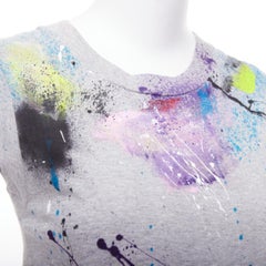 DOLCE GABBANA Liimited Edition 108/1500 hand painted tank top IT36 XXS