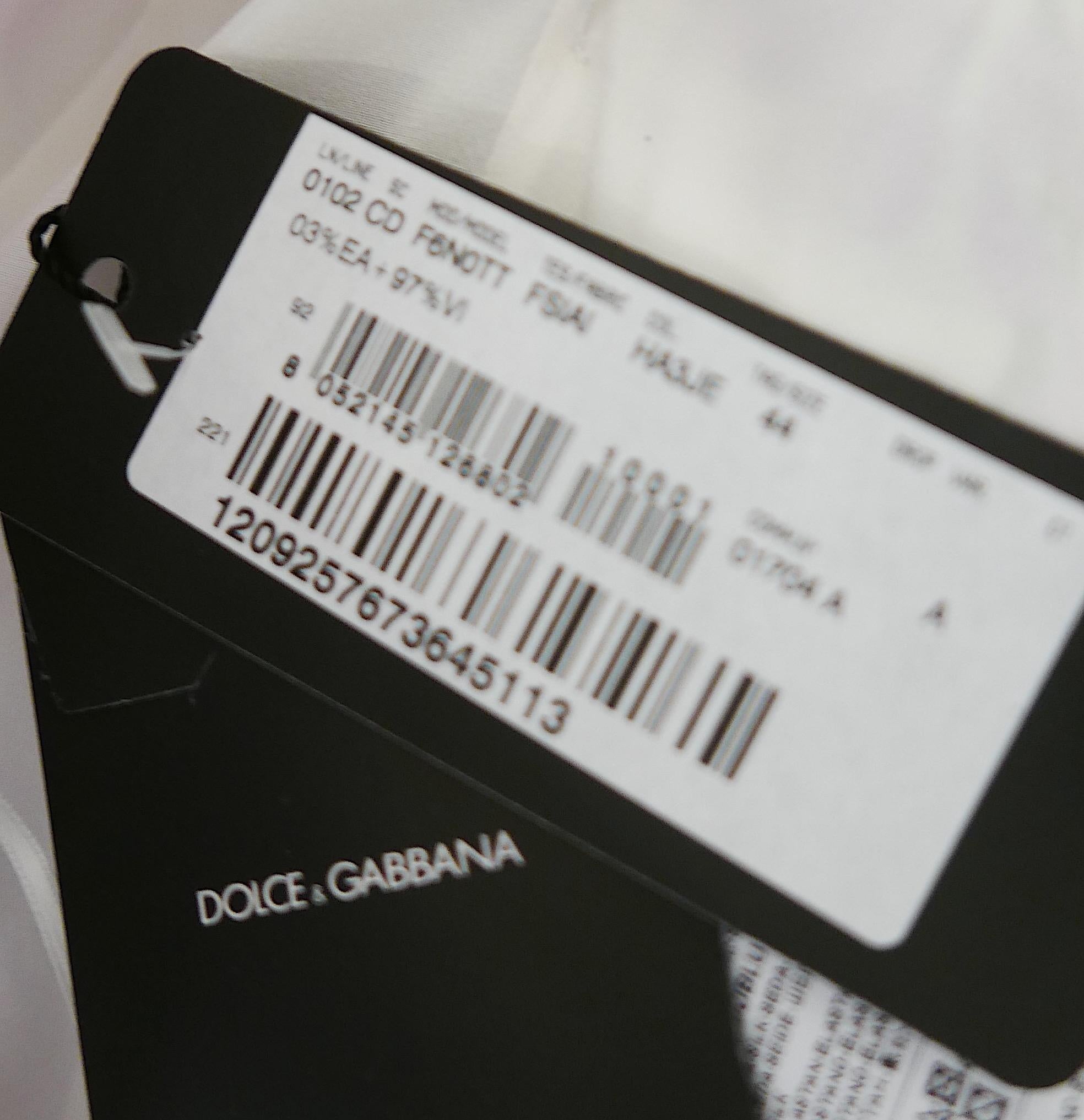 Dolce & Gabbana Lilac Print Bustier Dress For Sale 2