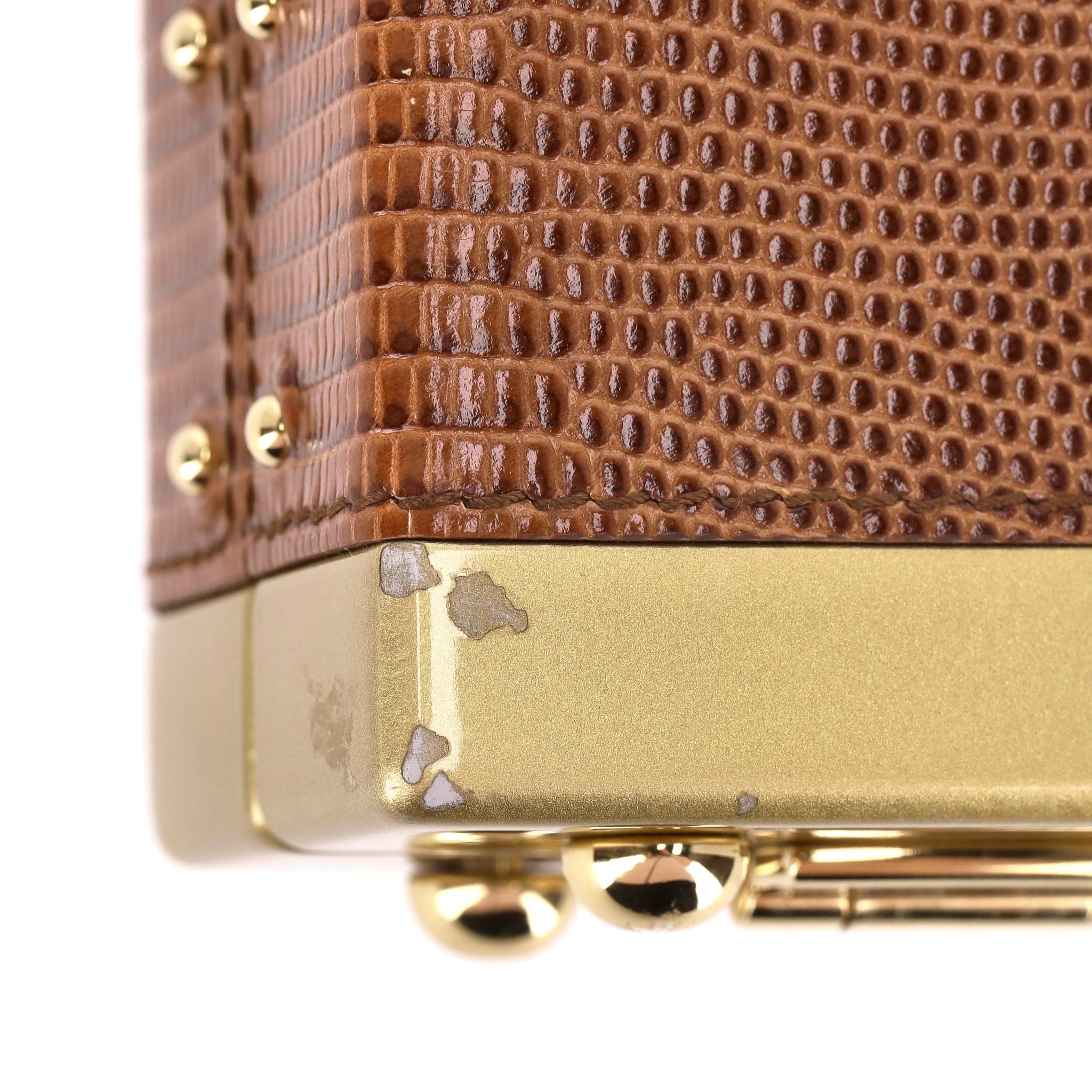 Dolce & Gabbana Lizard Skin Camera Bag For Sale 8