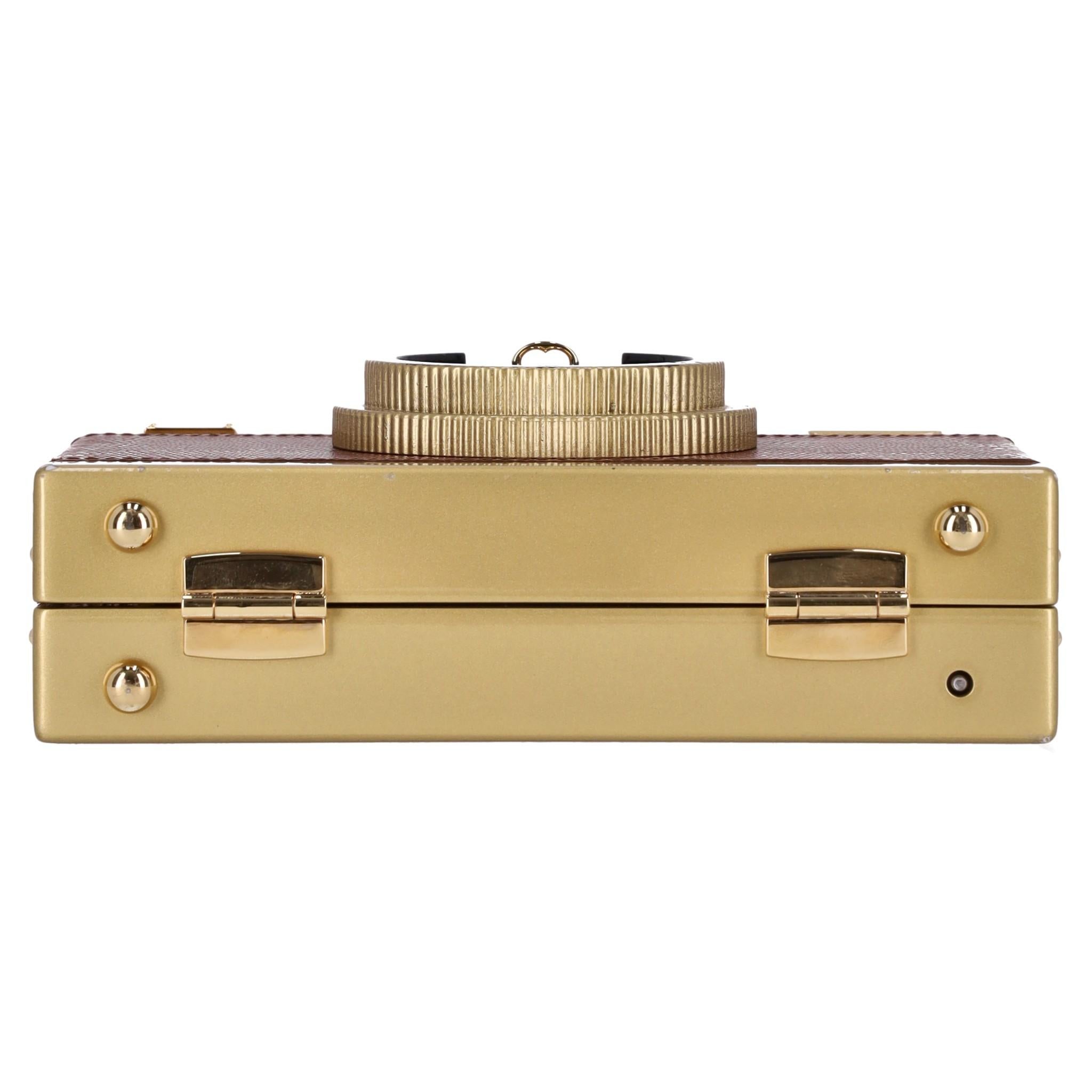 Dolce & Gabbana Lizard Skin Camera Bag For Sale 1