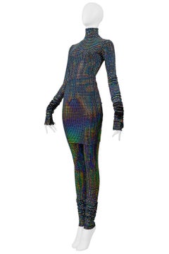 Dolce & Gabbana Long Rainbow Sequin Legging Ensemble 2021