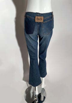 Dolce & Gabbana Low Rise Cropped Jeans