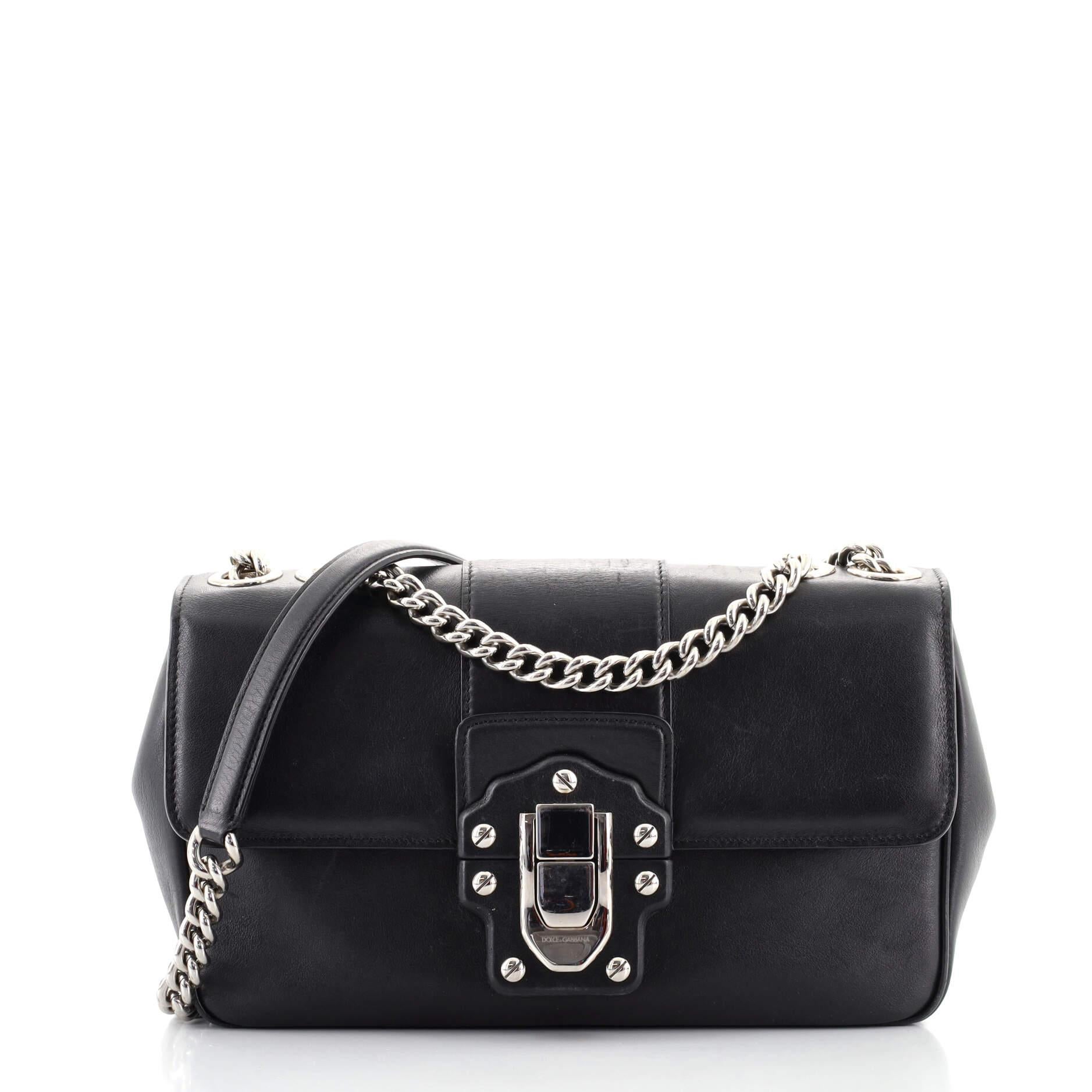 Dolce & Gabbana Lucia Shoulder Bag Leather Medium