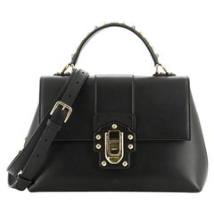 Dolce & Gabbana Lucia Top Handle Bag Leather Medium