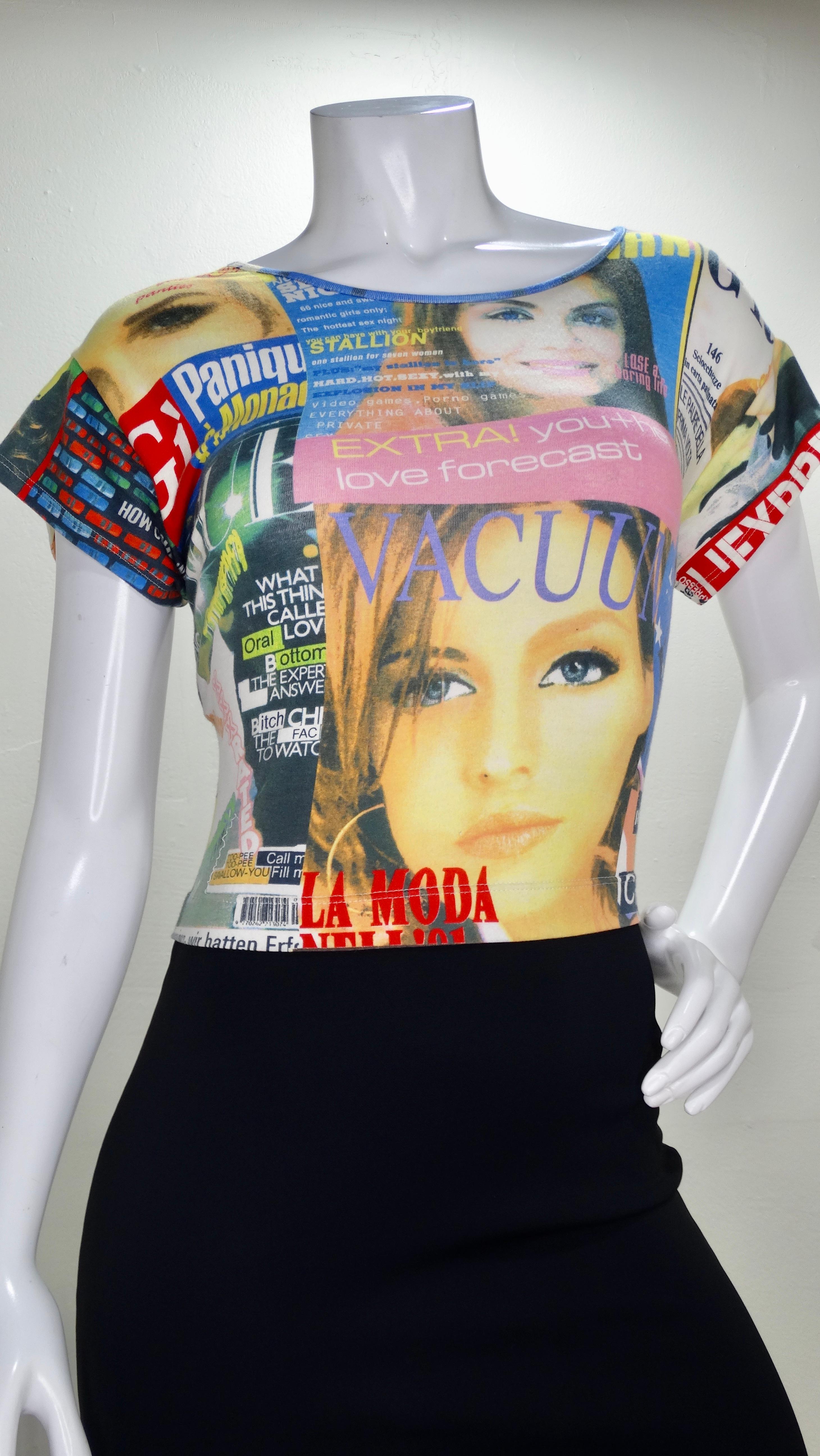 Dolce & Gabbana - Robe imprimée magazines Unisexe en vente