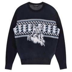 Dolce & Gabbana Majolica Print Silk Sweatshirt