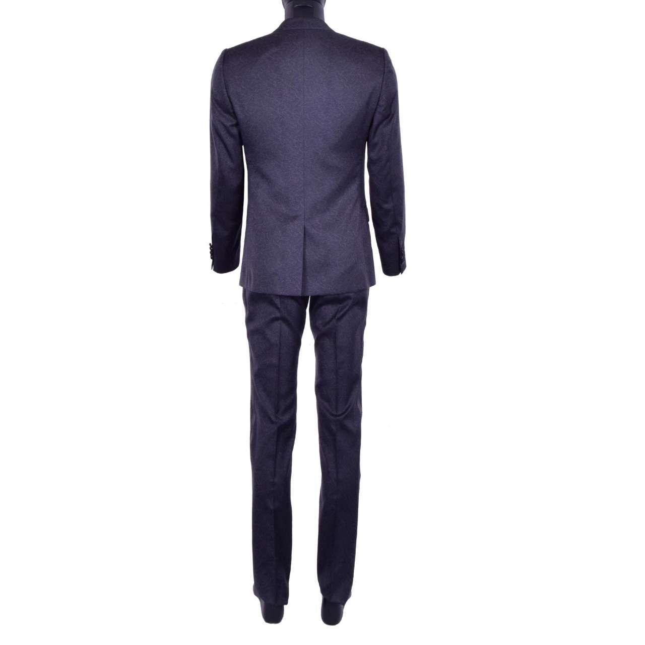 Dolce & Gabbana - MARTINI 3-Pieces Tuxedo Suit Gray 44 For Sale 2