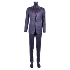 Dolce & Gabbana - MARTINI 3-teiliger Smoking-Anzug Grau 44