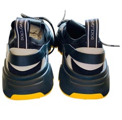 Dolce & Gabbana men daymaster trainer leather black sneakers