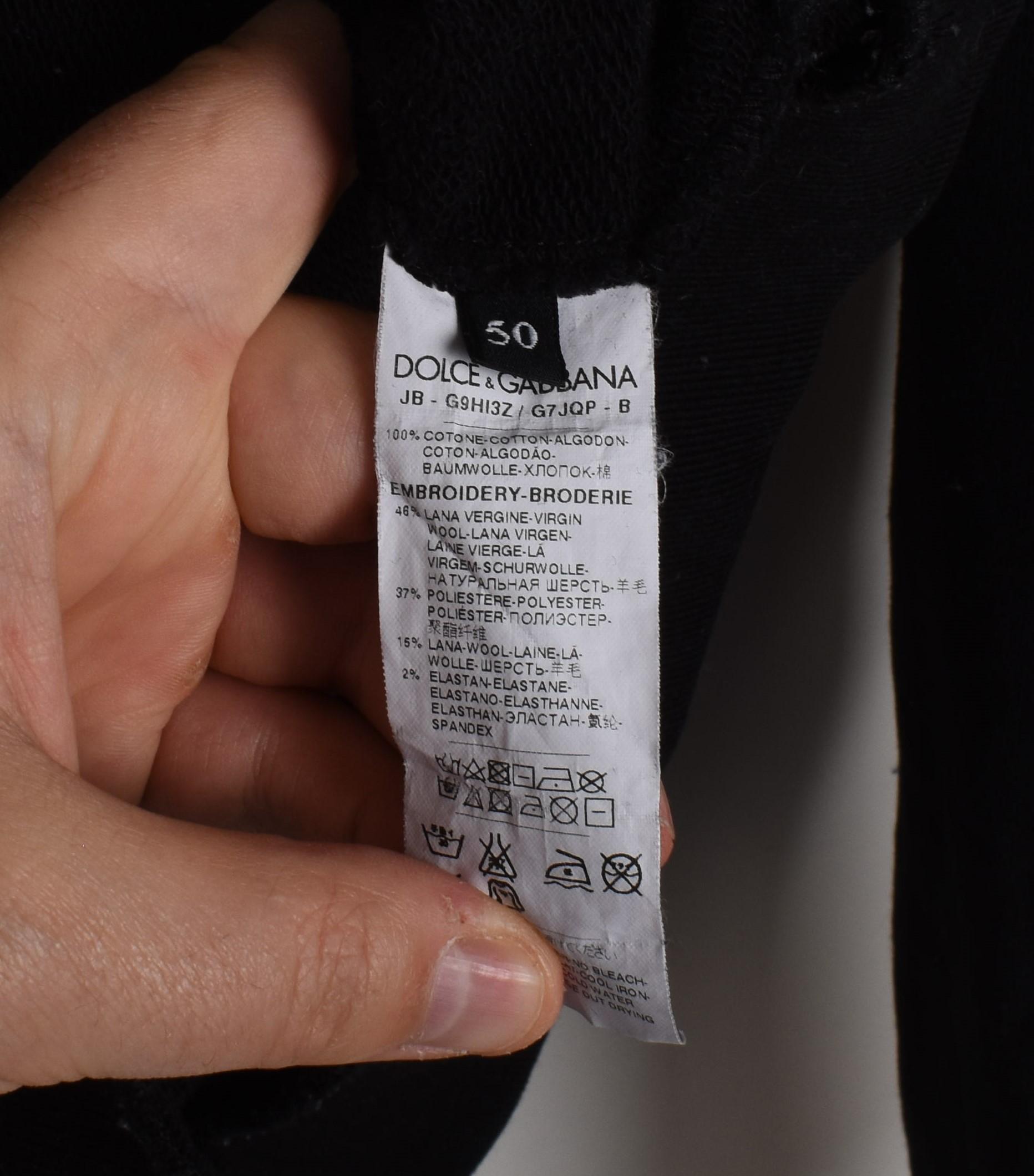 Dolce Gabbana Homme Pull à capuche DG Family Size IT50-M/L, S1678 Pour hommes en vente