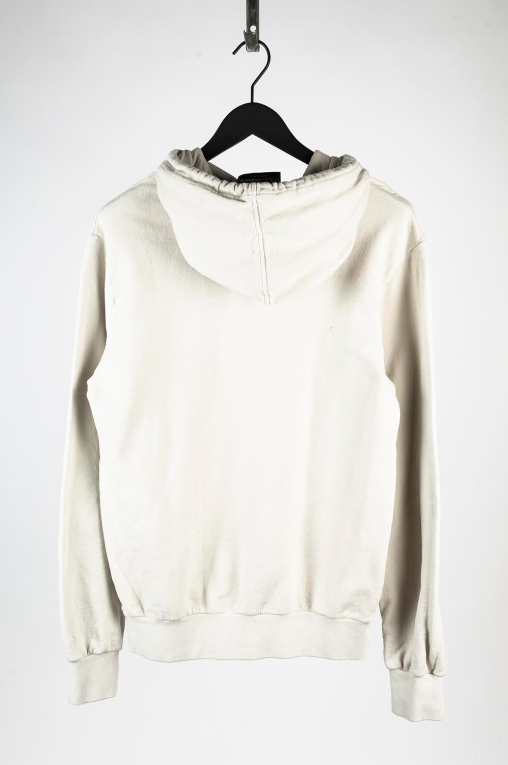 Dolce Gabbana Men Hoodie Mic Jagger Distressed Sweatshirt Size 48 (M/L) S482 For Sale 1