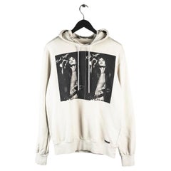 Used Dolce Gabbana Men Hoodie Mic Jagger Distressed Sweatshirt Size 48 (M/L) S482