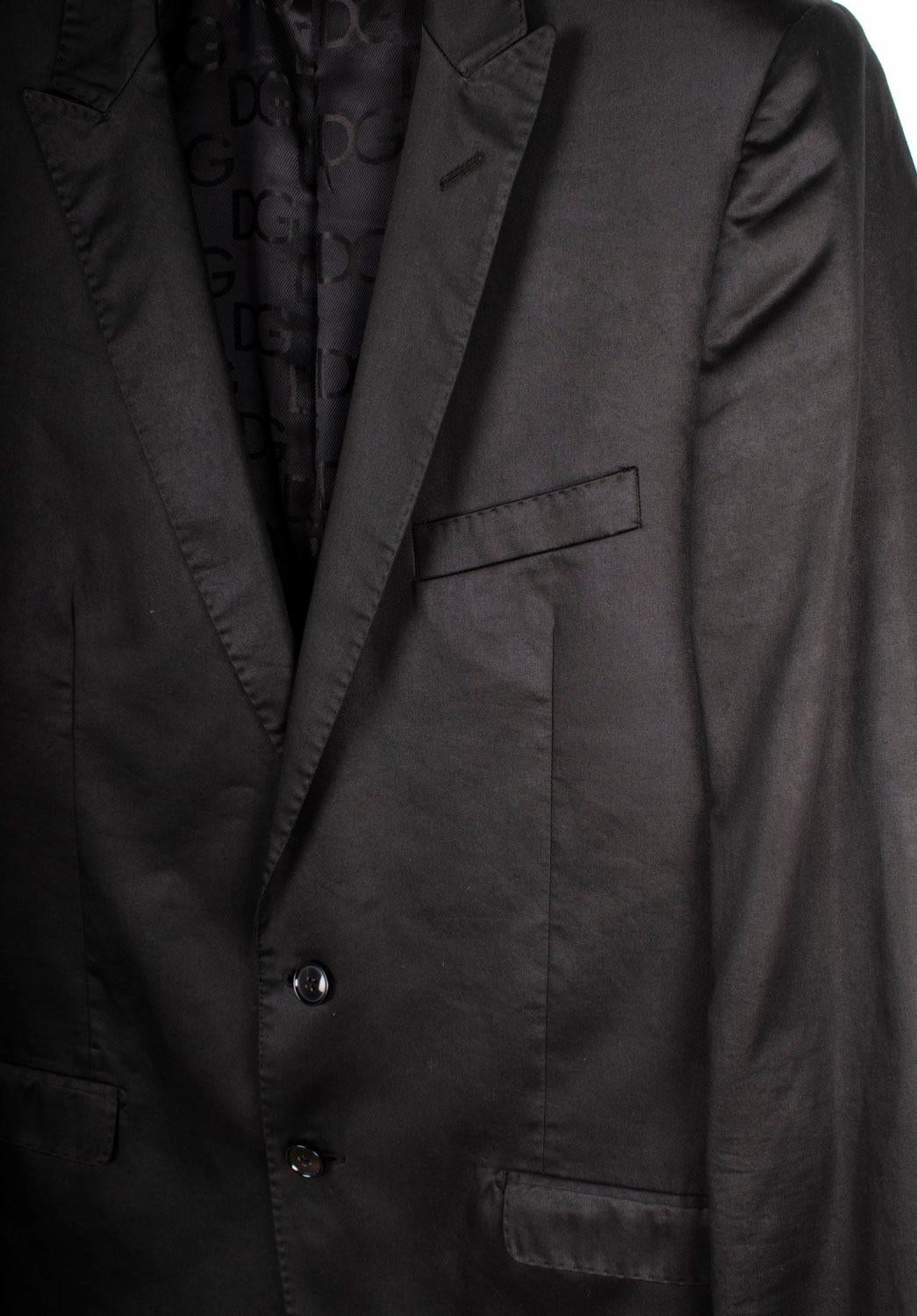 Dolce Gabbana Herren Jacke Casual Martini Blazer Größe IT50/Groß (Schwarz) im Angebot