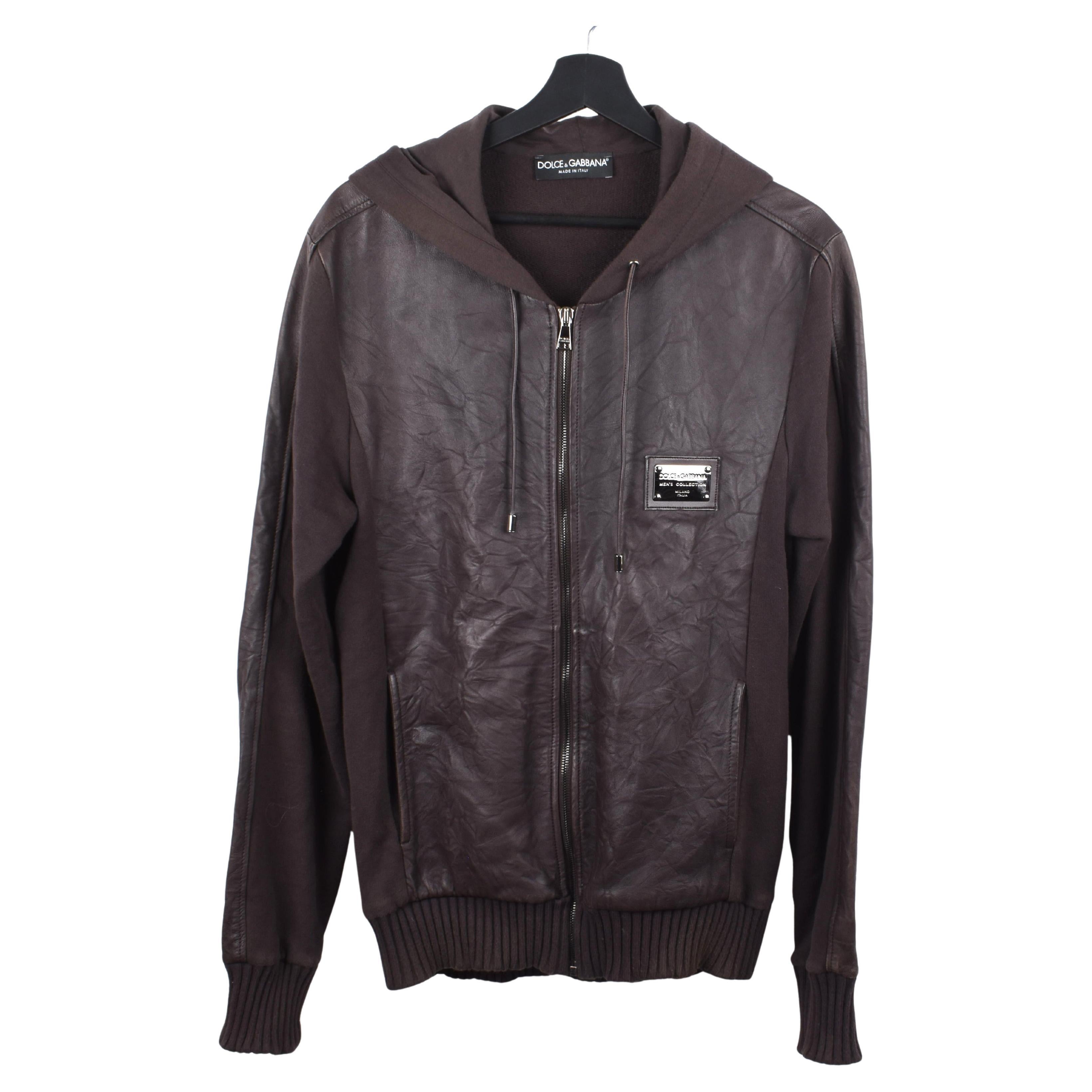 Chaqueta Dolce
Gabbana Hombre Lana de Cordero y Algodón, Sudadera Pesada con Capucha Talla IT50-Grande, 191