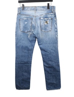 Dolce Gabbana Men Jeans Distressed Size IT52/L, S1986